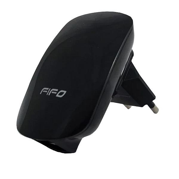Incarcator 220V 2xUSB 2.1A negru Fifo