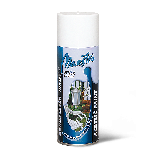 Vopsea acrilica alba 400Ml Maestro