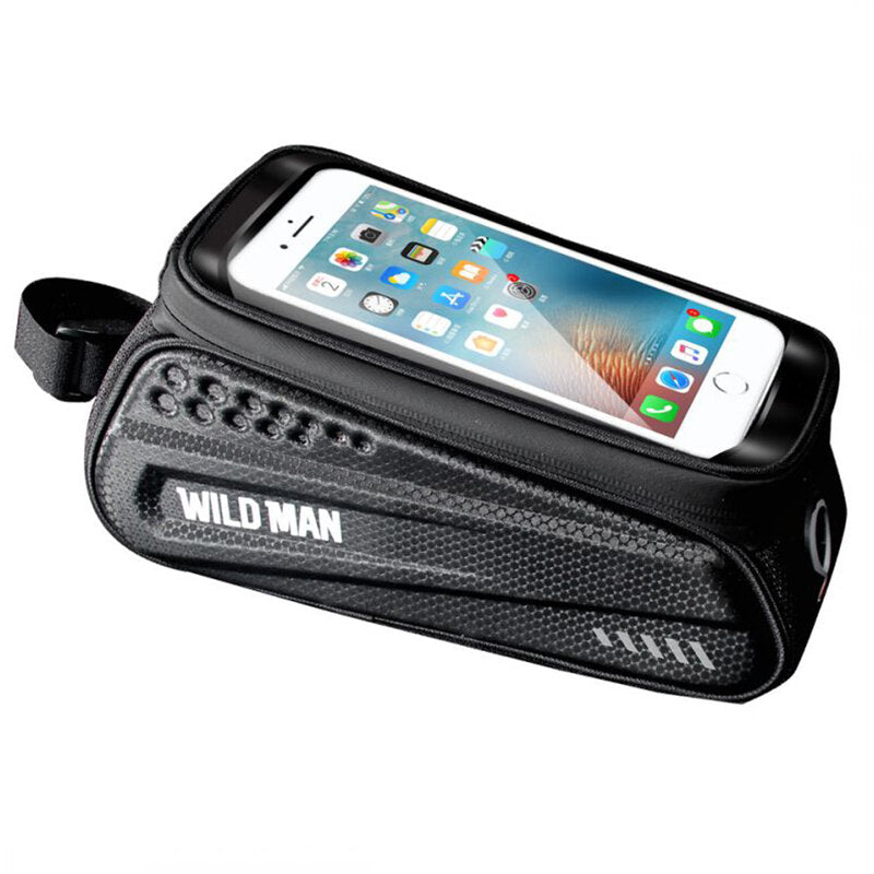 Geanta Cadru Bicicleta cu Suport Telefon Wildman