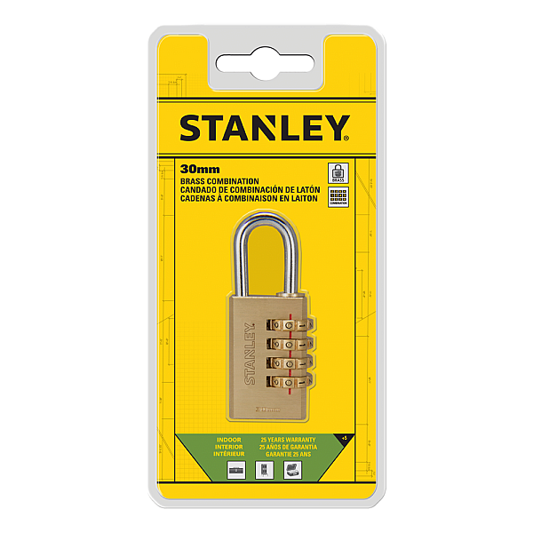 Lacat cu 4 cifre 30Mm Stanley