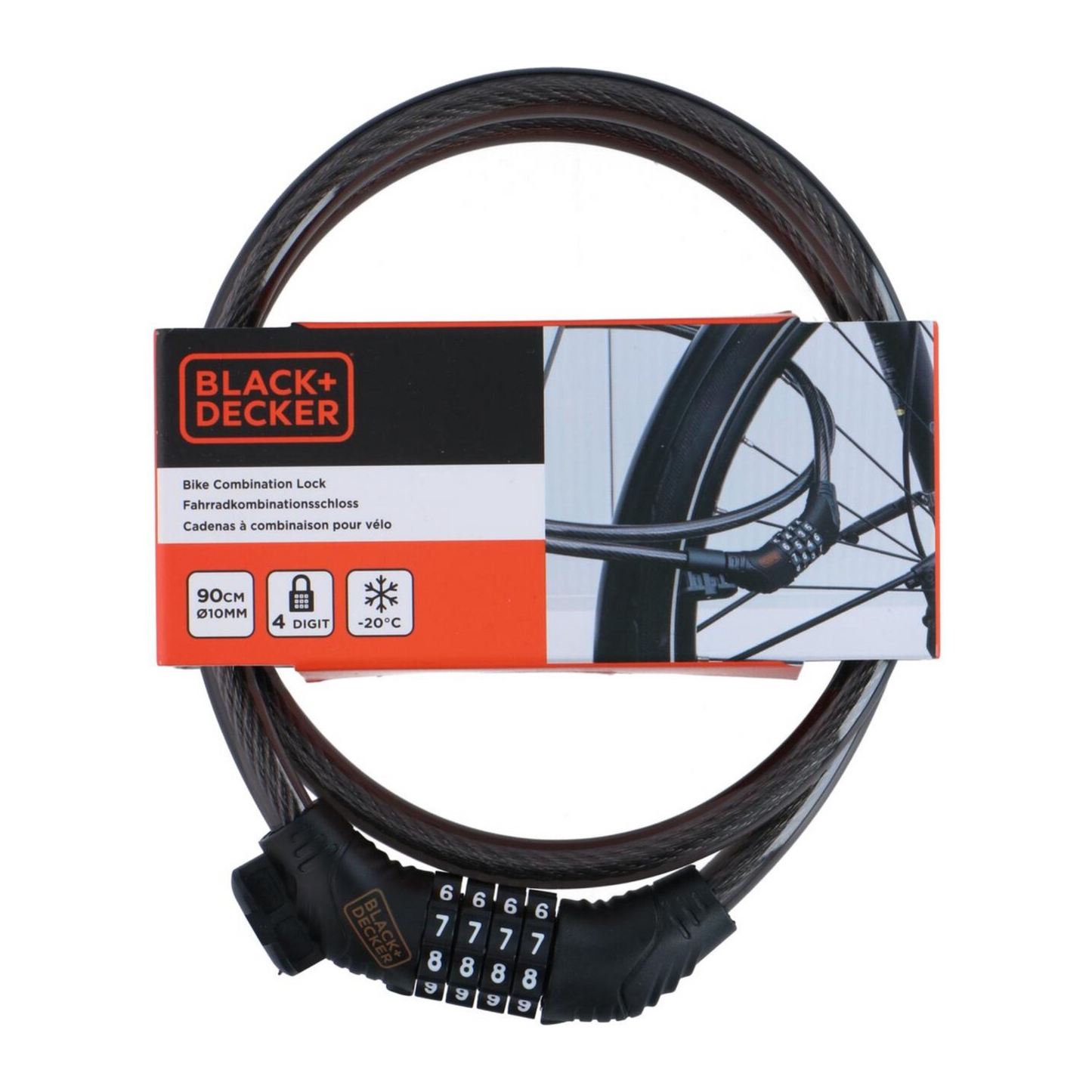 Antifurt bicicleta cu 4 cifre B&D