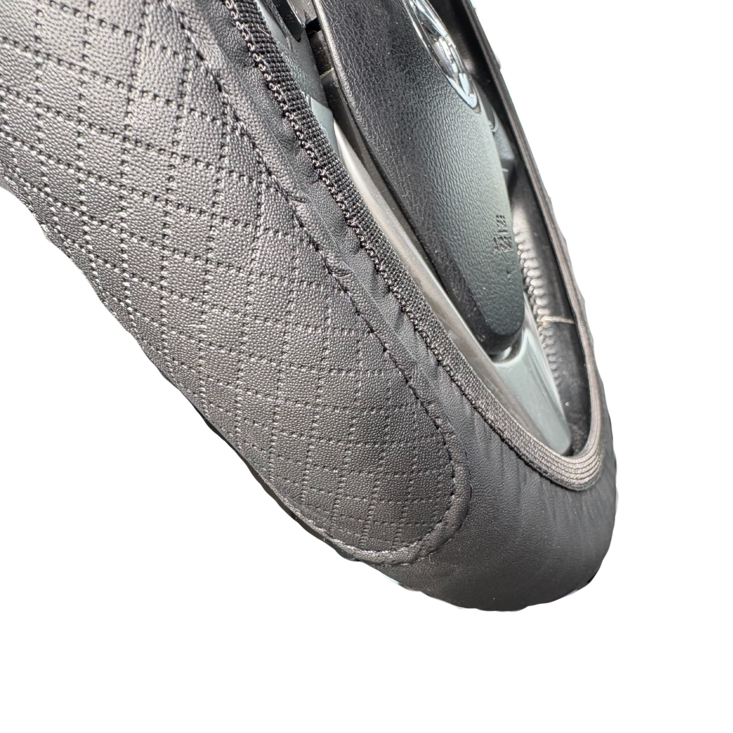 Husa volan auto elastic negru Carmax