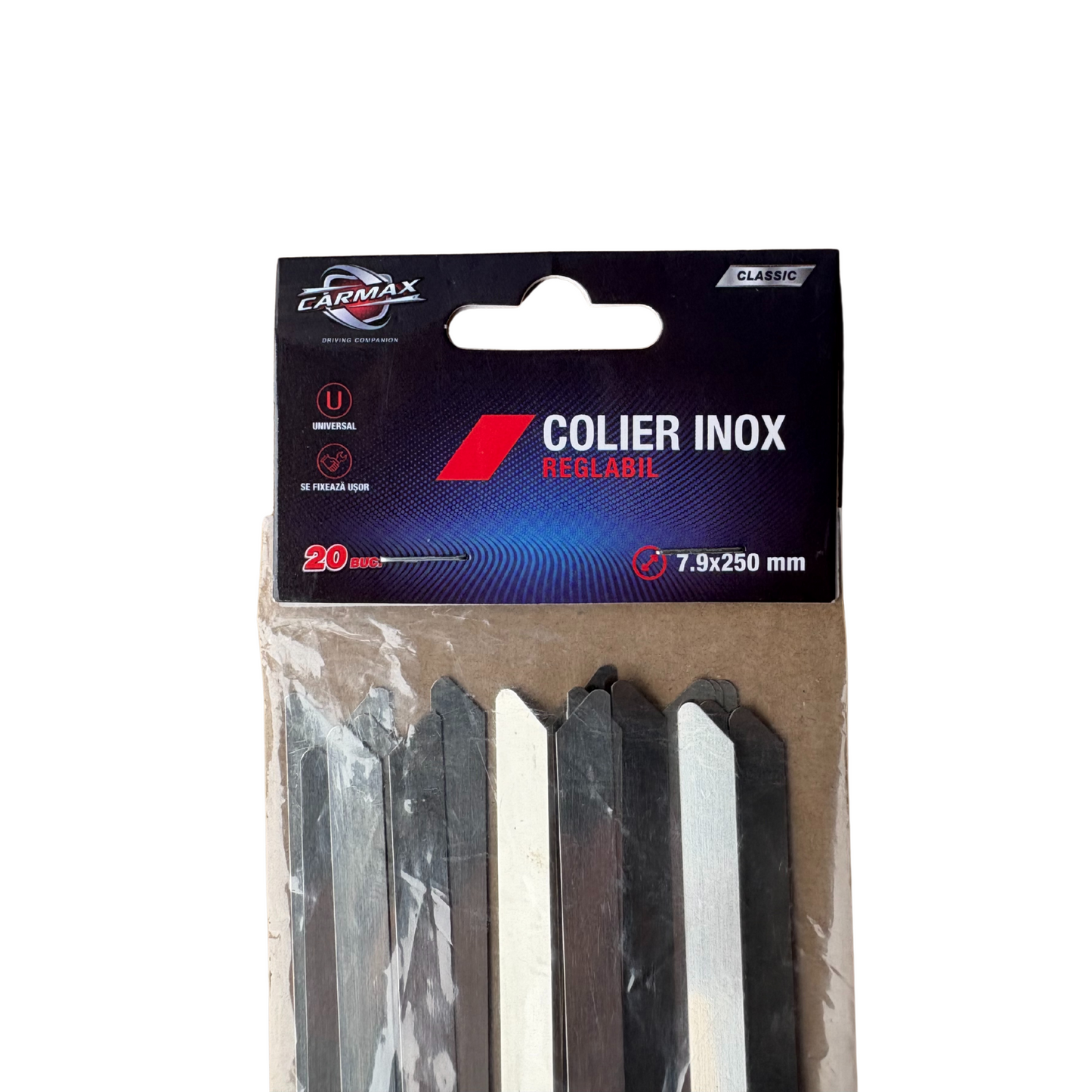 Colier reglabil inox 7.9X250mm Carmax