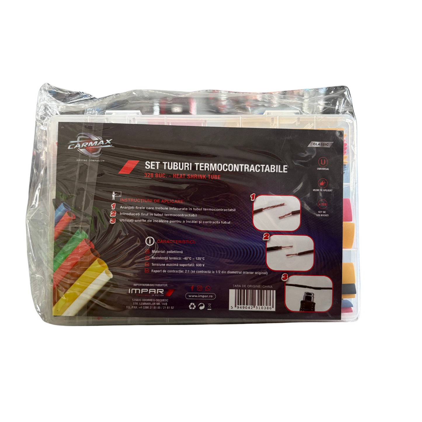 Set Tuburi Termocontractabile 328 Buc Carmax