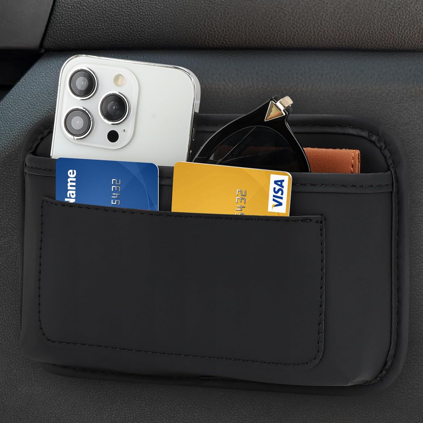 Buzunar de Organizator Piele Pentru Auto Carmax