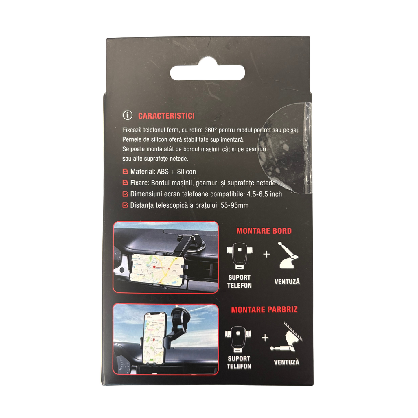 Suport Telefon Auto cu Brat Extensibil Carmax