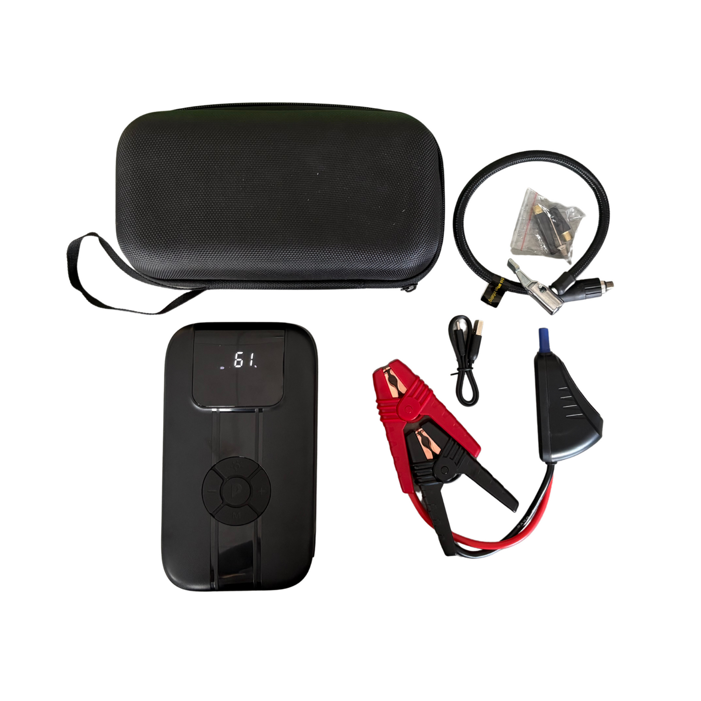 Starter Auto Portabil Cu Compresor 11200Mah Carmax