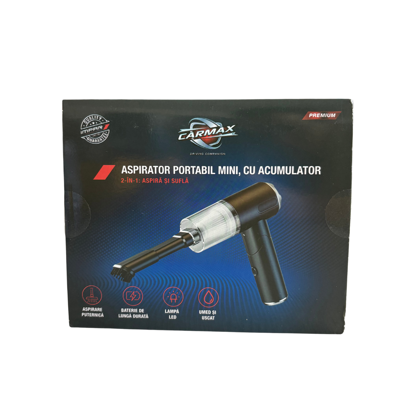 Aspirator Portabil Mini Cu Acumulator Carmax