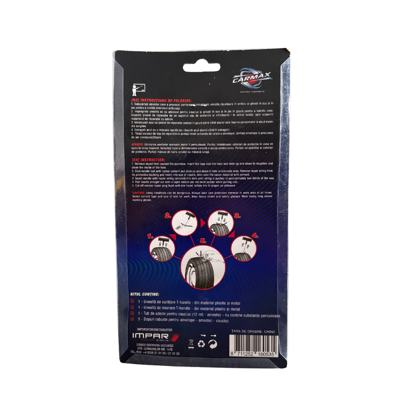 Kit Reparatie Pana Anvelope Carmax