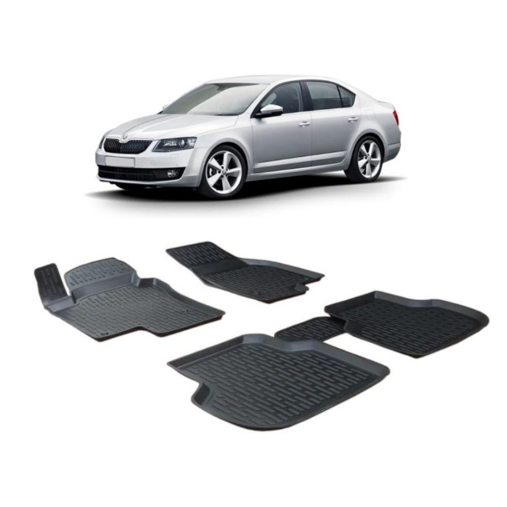 Covoras Auto Otom 3D Skoda Octavia 3 (2012-2020) 4 Buc