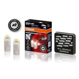 Bec Led W5W NIGHT Breaker Duobox Osram