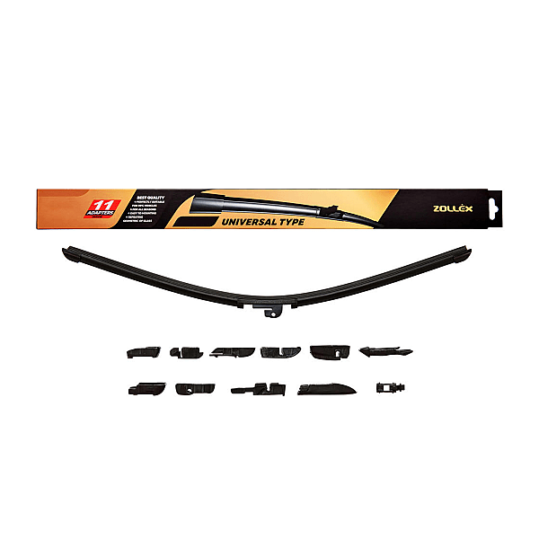 Stergator parbriz flexi cu 9 adaptoare 70cm Zollex