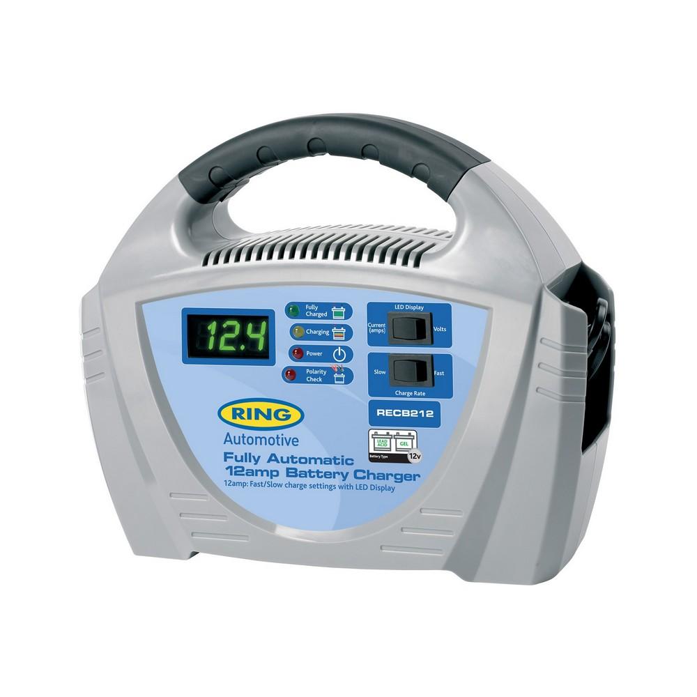 Incarcator baterii 180ah 12a 12v recb212 - RING
