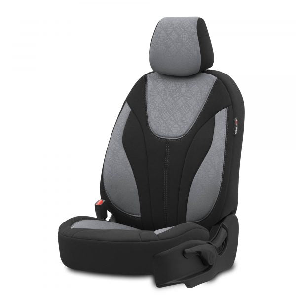 Set Huse Scaun Otom Ruby 1202 Gri / Negru 13 Buc
