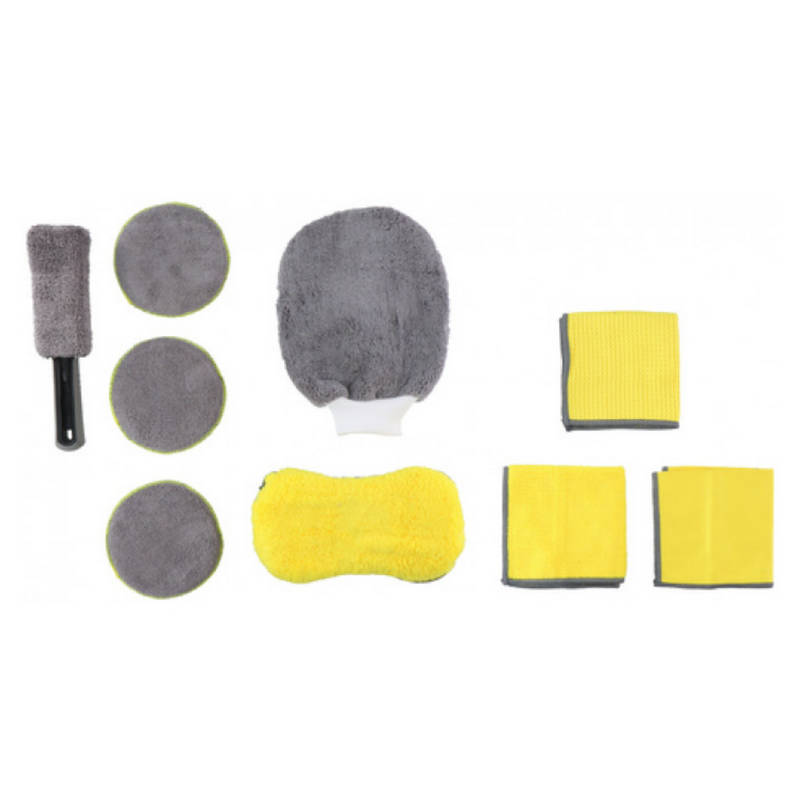 Dunlop Set Lavete Microfibra Pentru Curatare 9Buc