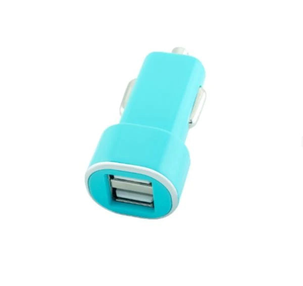 Fifo-Stecher-Auto-2Xusb-2-1A-12-24V-Albastr-Micro