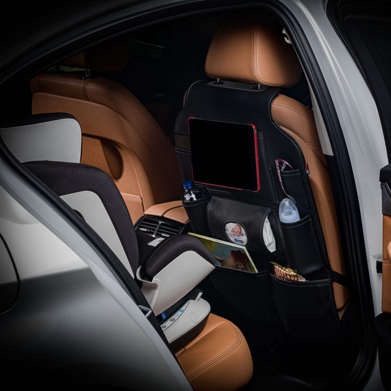 Protector Scaun Auto Cu Organizator Otom Negru