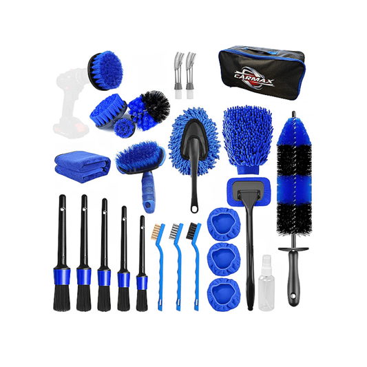 Set Curatare Auto 25 BUC cu Geanta Carmax