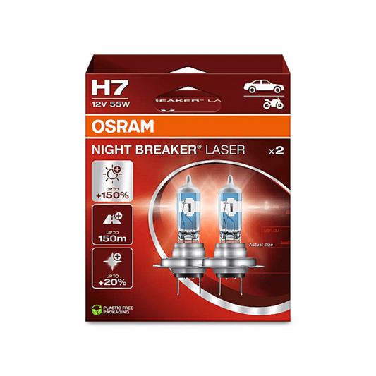 Osram Bec 55W/12V H7 Night Breaker Laser Duobox