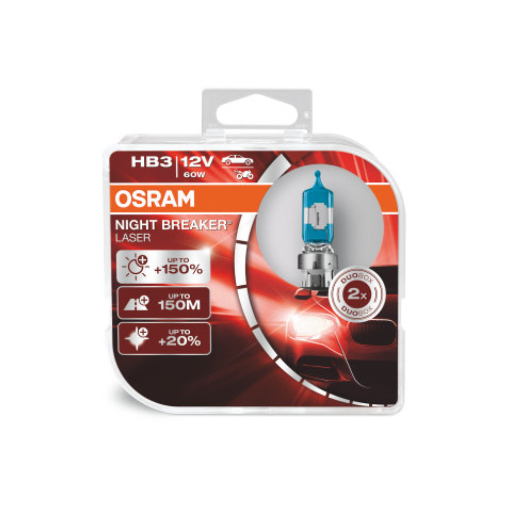 Osram Bec 60W/12V HB3 Night Breaker Laser Duobox