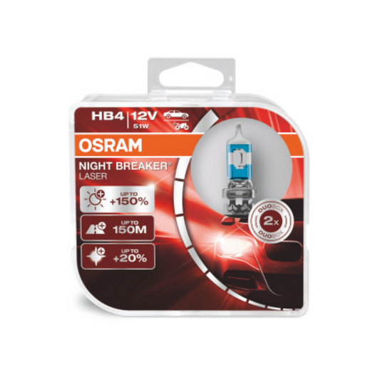 Osram Bec 51W/12V HB4 Night Breaker Laser Duobox