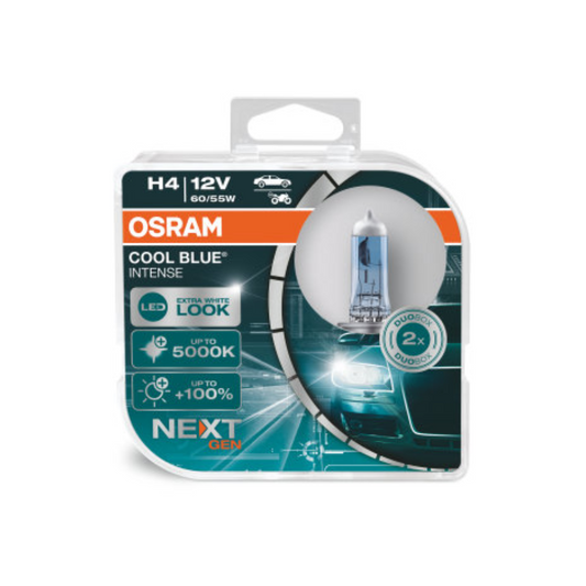 Osram Bec 60/55W 12V H4 Cool Blue Intense (NG) Duobox