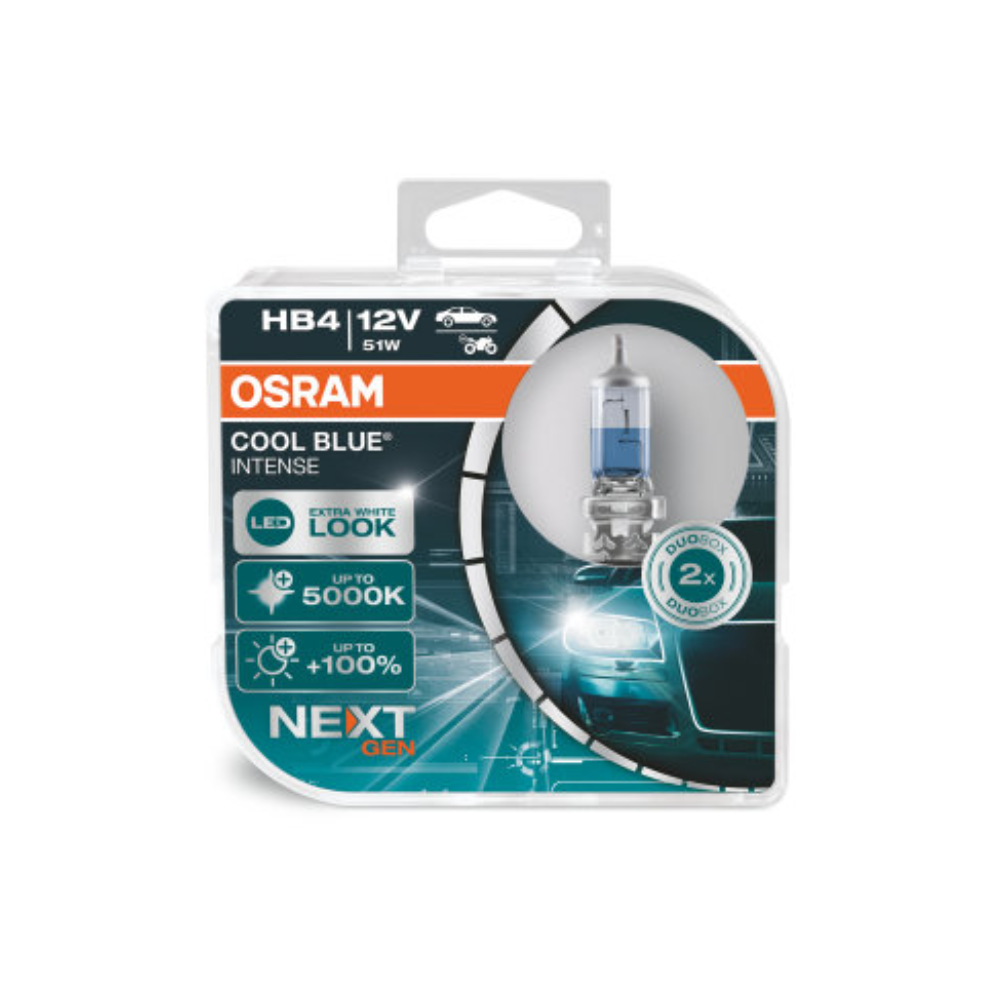 Osram Bec 51W/12V HB4 Cool Blue Intense (NG) Duobox