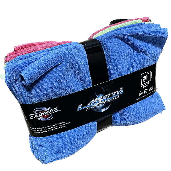 Set Laveta Microfibra 40x30cm 20 Buc Carmax