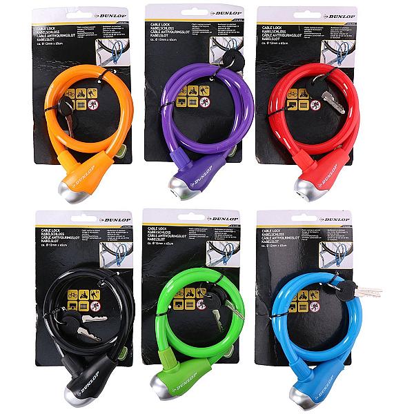 Antifurt bicicleta cu cheie Dunlop