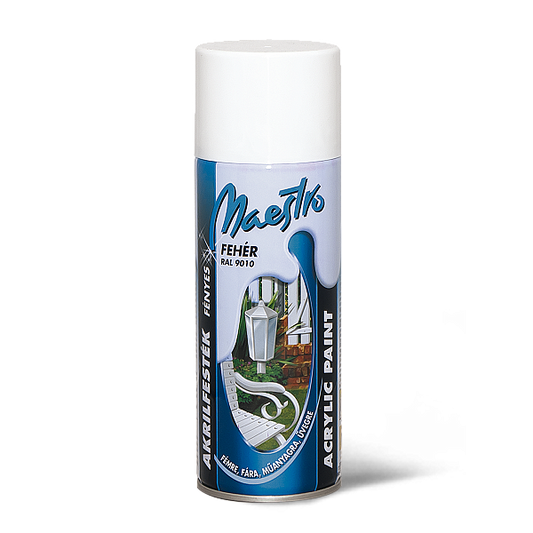 Vopsea acrilica alba 400Ml Maestro