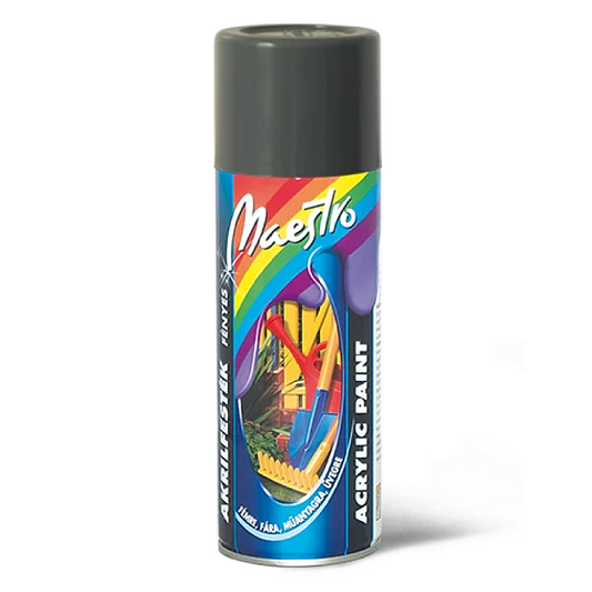 Vopsea acrilica gri metal 400Ml Maestro