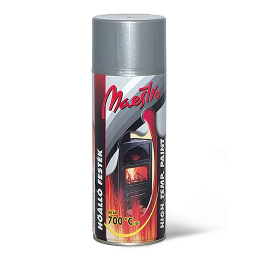 Vopsea argintie termorezistenta 400Ml Maestro