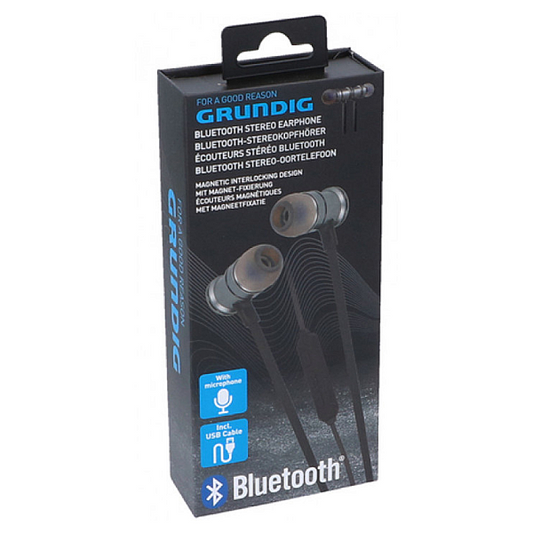 Casti stereo bluetooth cu microfon Grundig