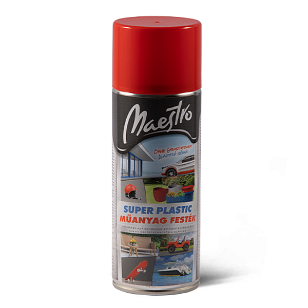 Vopsea super plastic rosu 400Ml Maestro