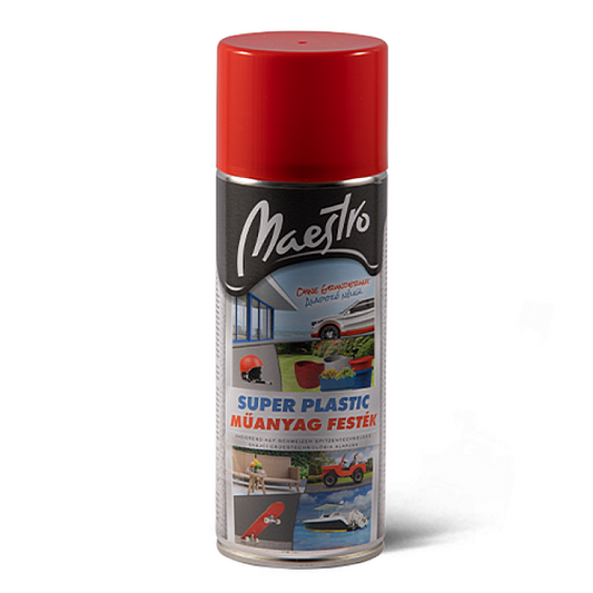 Vopsea super plastic rosu 400Ml Maestro