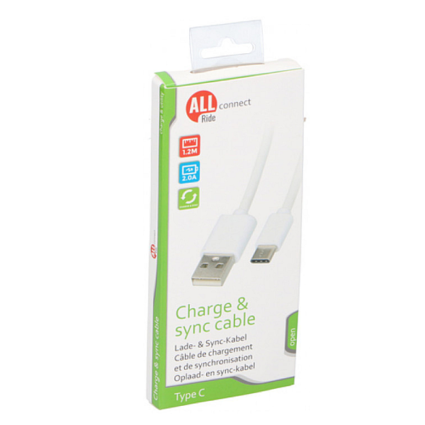 Cablu incarcare Type C 1.2M All Ride