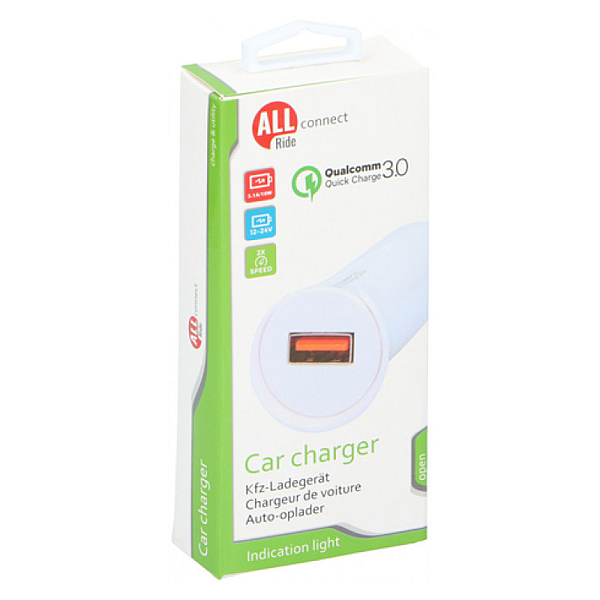 Stecher auto Qualcomm 3.0-3.1A All Ride