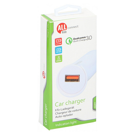 Stecher auto Qualcomm 3.0-3.1A All Ride