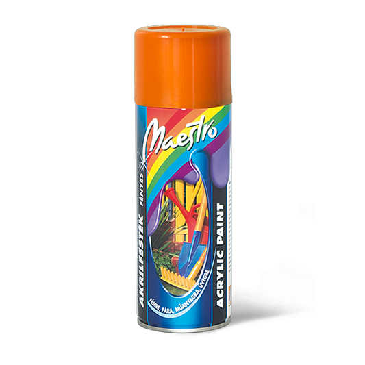 Vopsea acrilica portocaliu 400Ml Maestro
