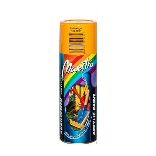 Vopsea acrilica galben crom 400Ml Maestro