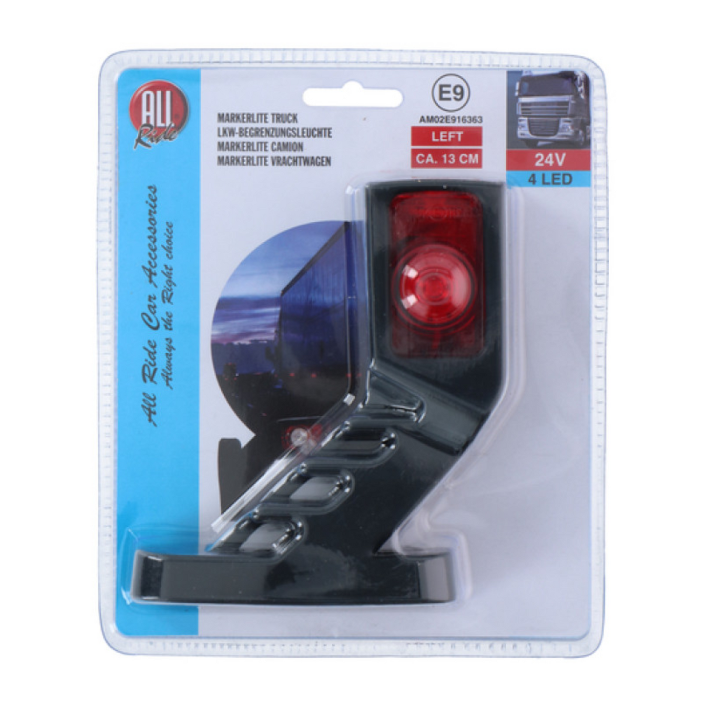 Lampa laterala Led Stanga 24V All Ride