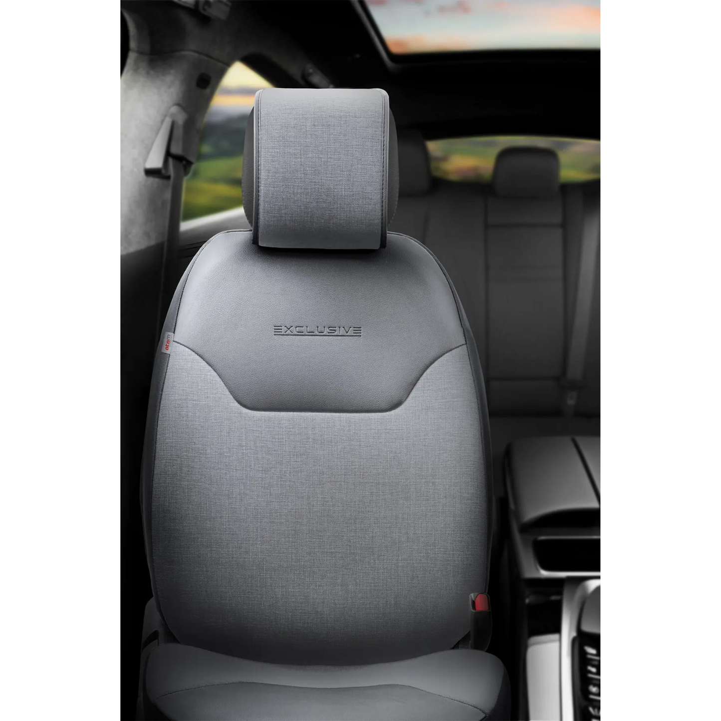 Protector Scaun Otom Exclusive Negru/Gri