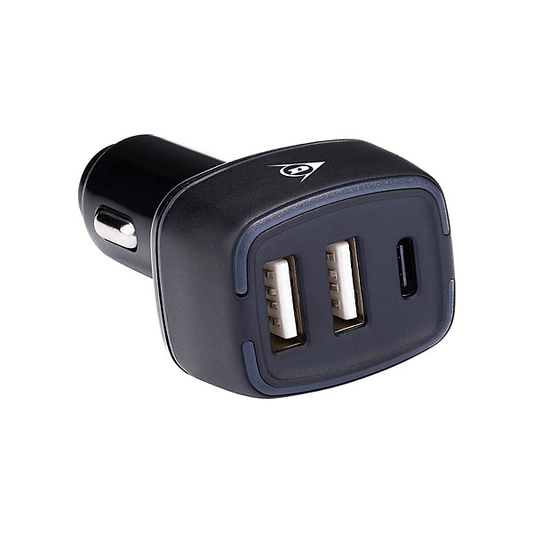 Stecher Triplu 2xUSB 1xType-C 12/24V 18W Dunlop