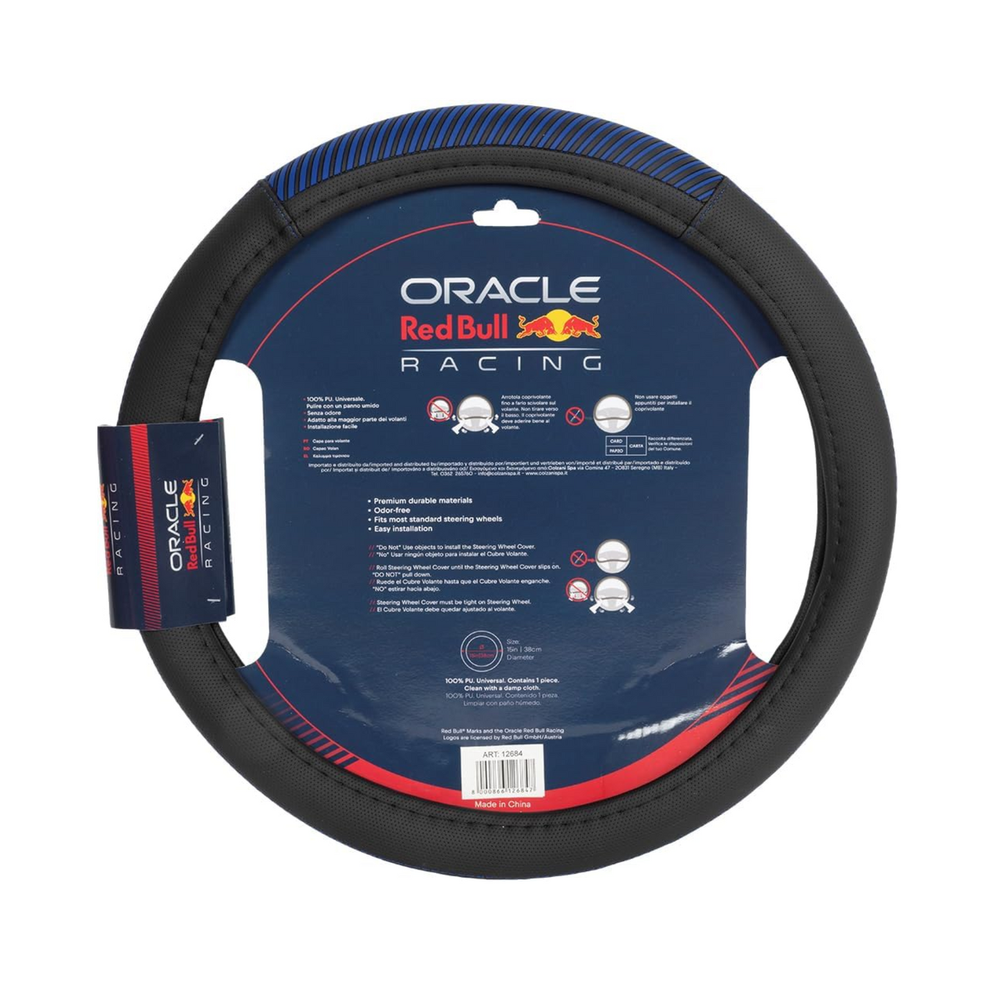 Husa Volan Negru/Albastru 06 Red Bull Racing