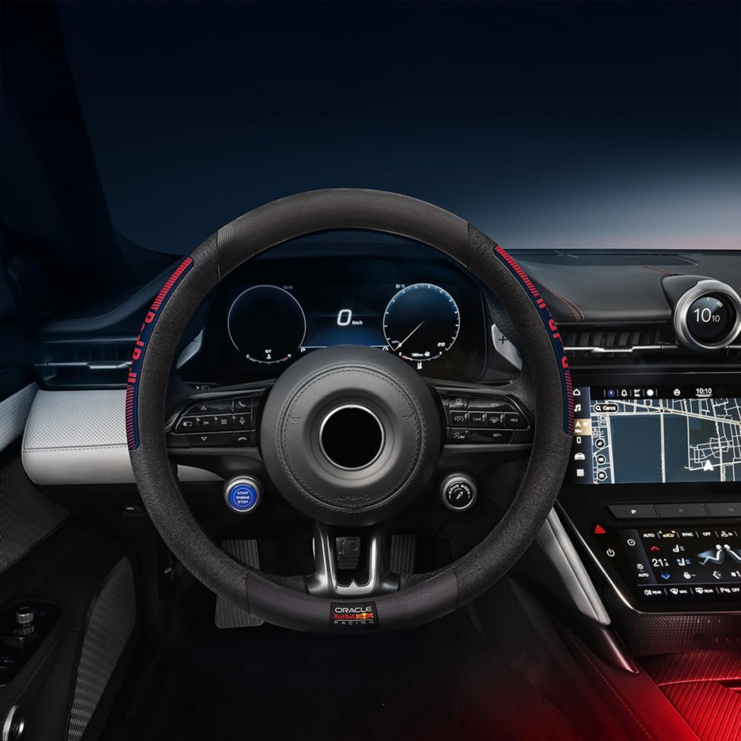 Husa Volan Negru/Rosu 03 Red Bull Racing