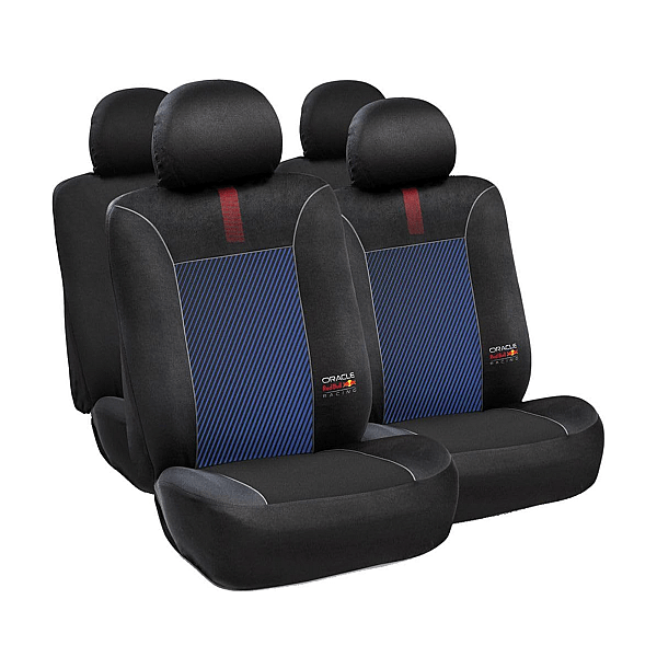 Set Husa Scaun 10 piese Negru/Rosu 006 Red Bull Racing