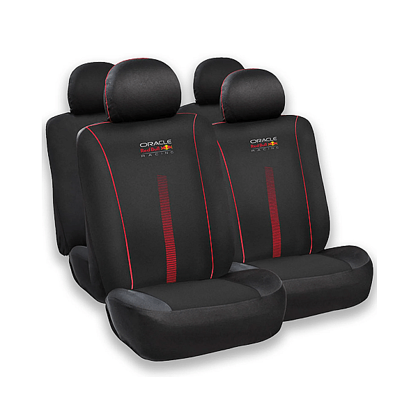 Set Husa Scaun 10 piese Negru/Rosu 012 Red Bull Racing