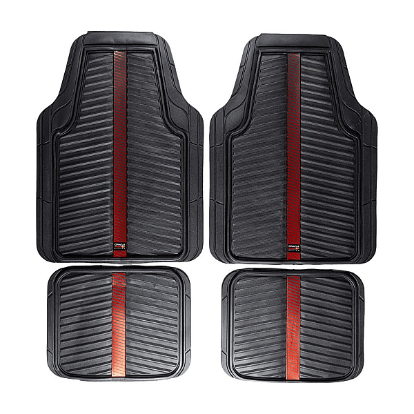 Set Covorase Auto 4Buc Negru/Rosu Red Bull Racing