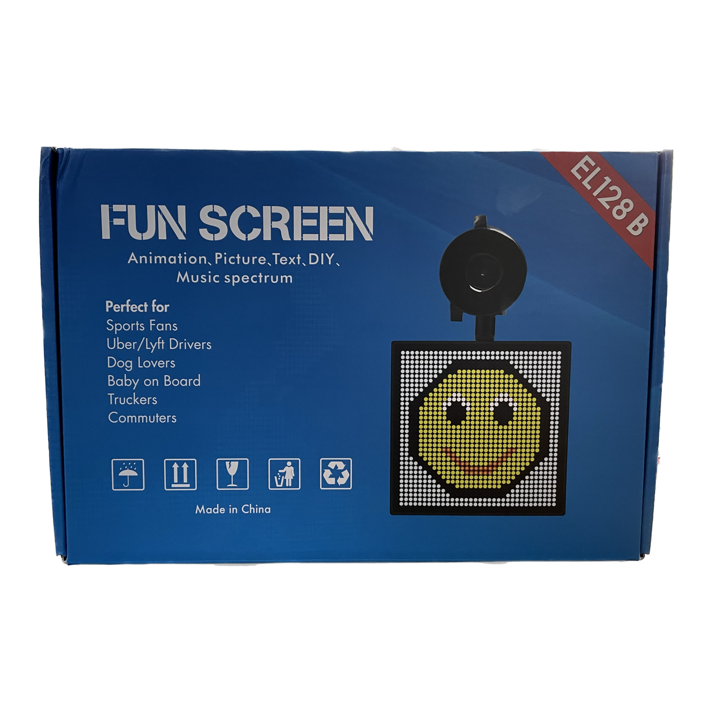 Ecran Led Emoticon Auto 12V