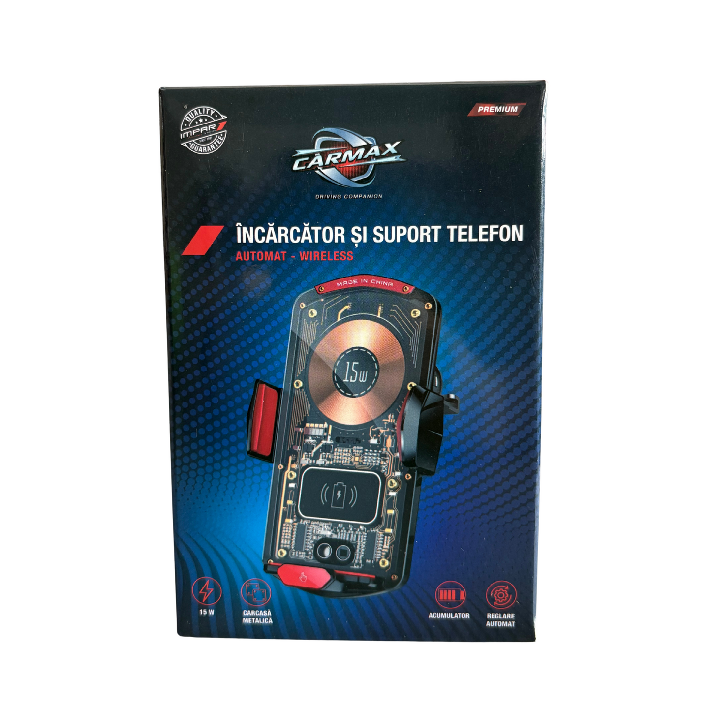 Incarc. Si Suport Telefon Wireless Automat Carmax